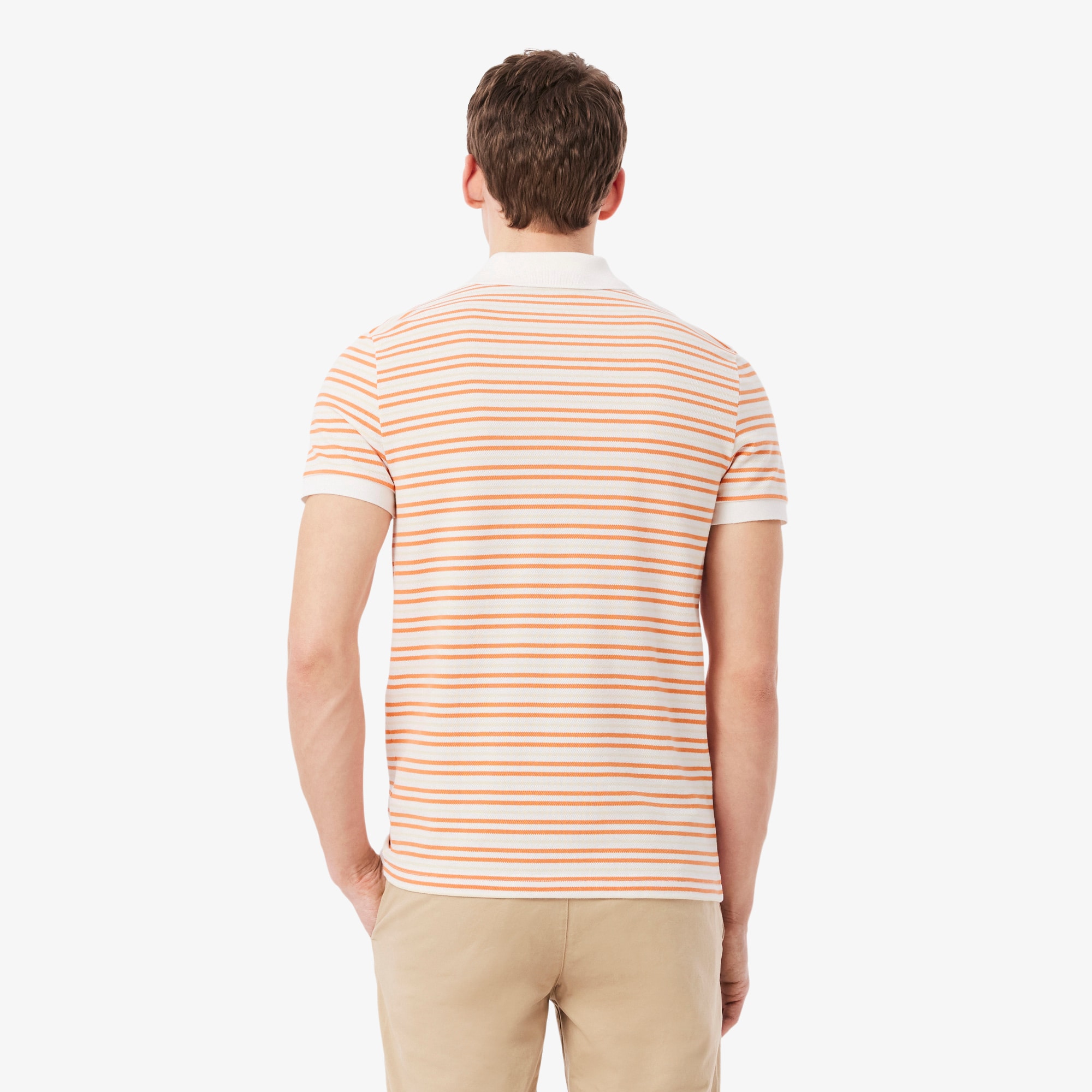 Classic Fit Striped Petit Piqué Polo - Polo Shirts - New In 2026