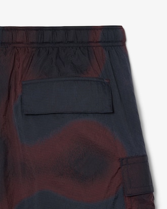 Men's Ombr&eacute; Print Nylon Cargo Shorts