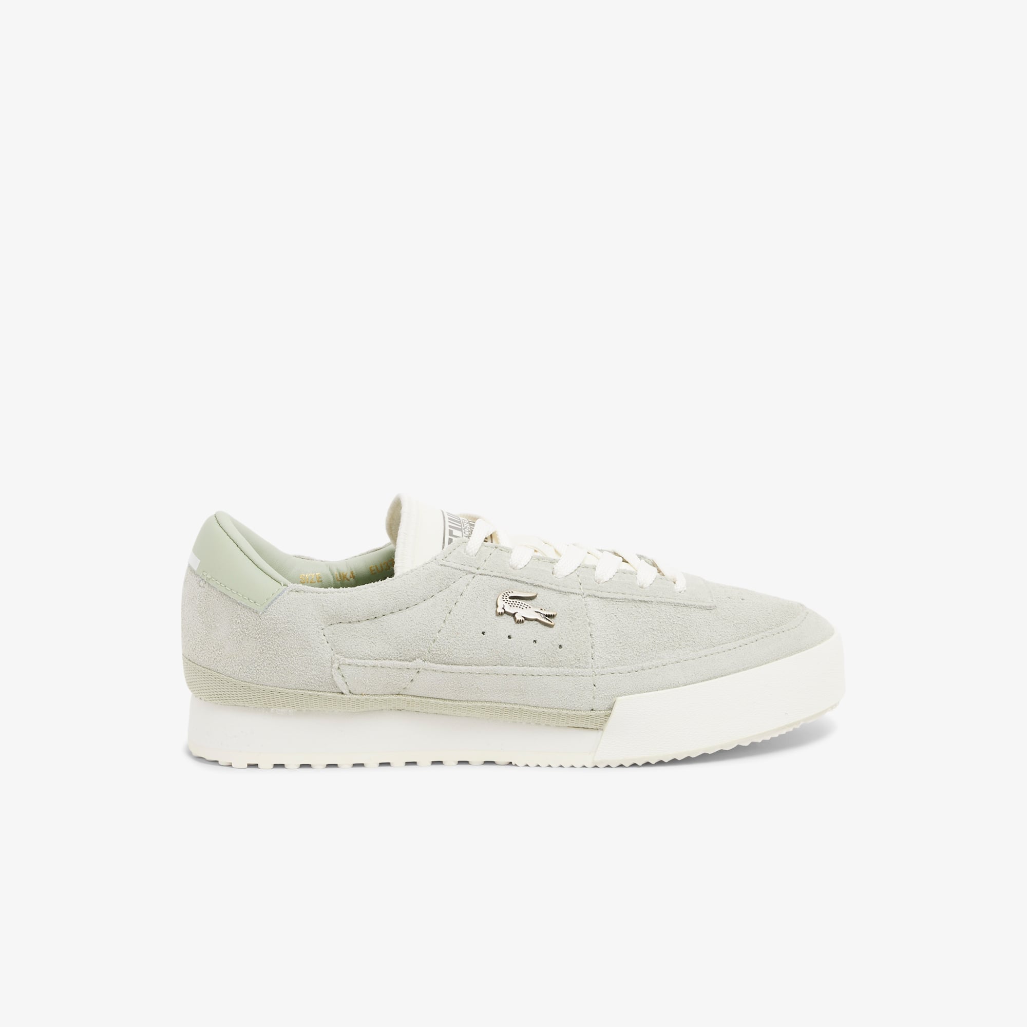 Lacoste Women's Aura Suede Sneakers - 7.5 In White
