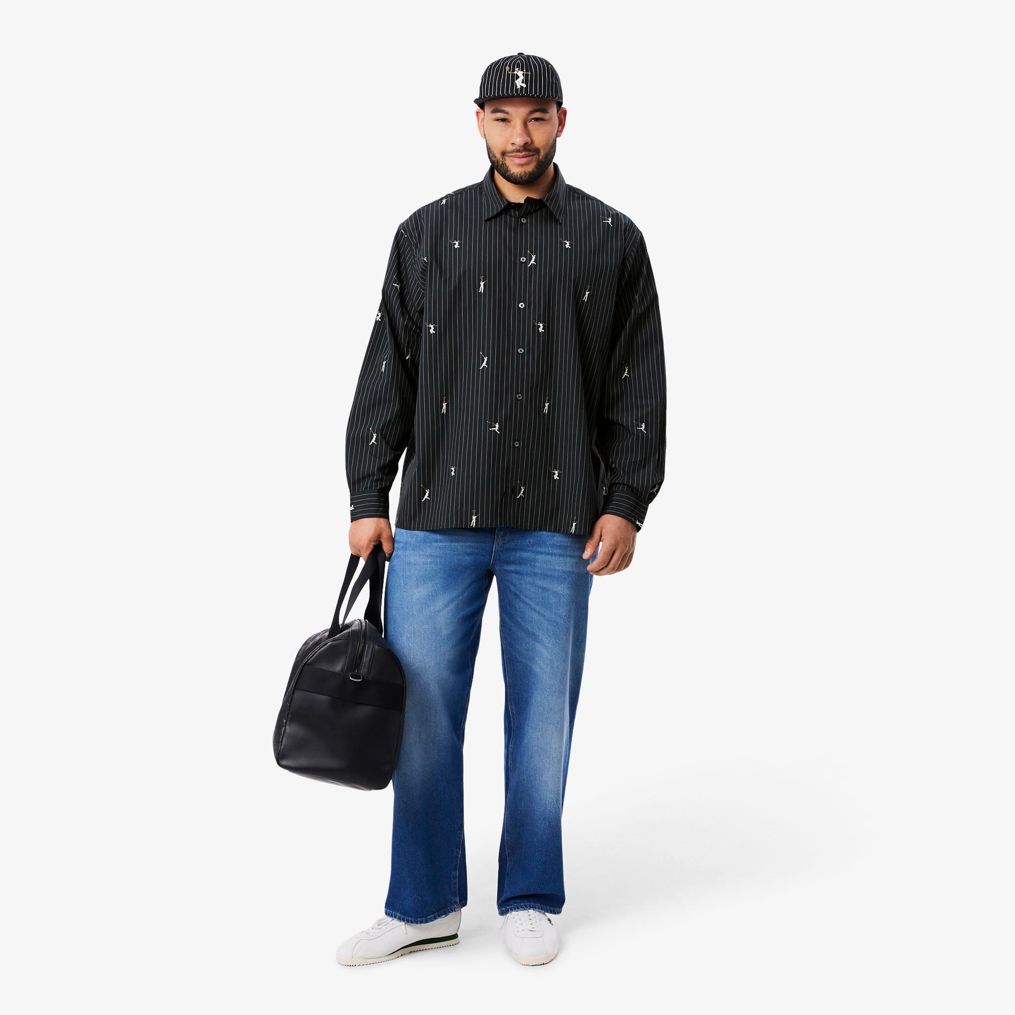 Relaxed Fit Embroidered Cotton Shirt