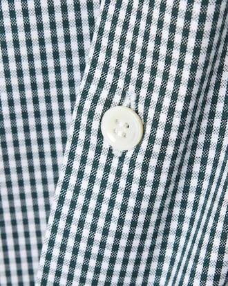 Camisa de Corte Regular de Pinpoint con Cuadros Vichy