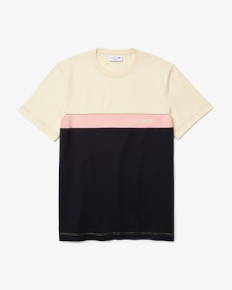 Men&rsquo;s Crewneck Colorblock Cotton T-shirt