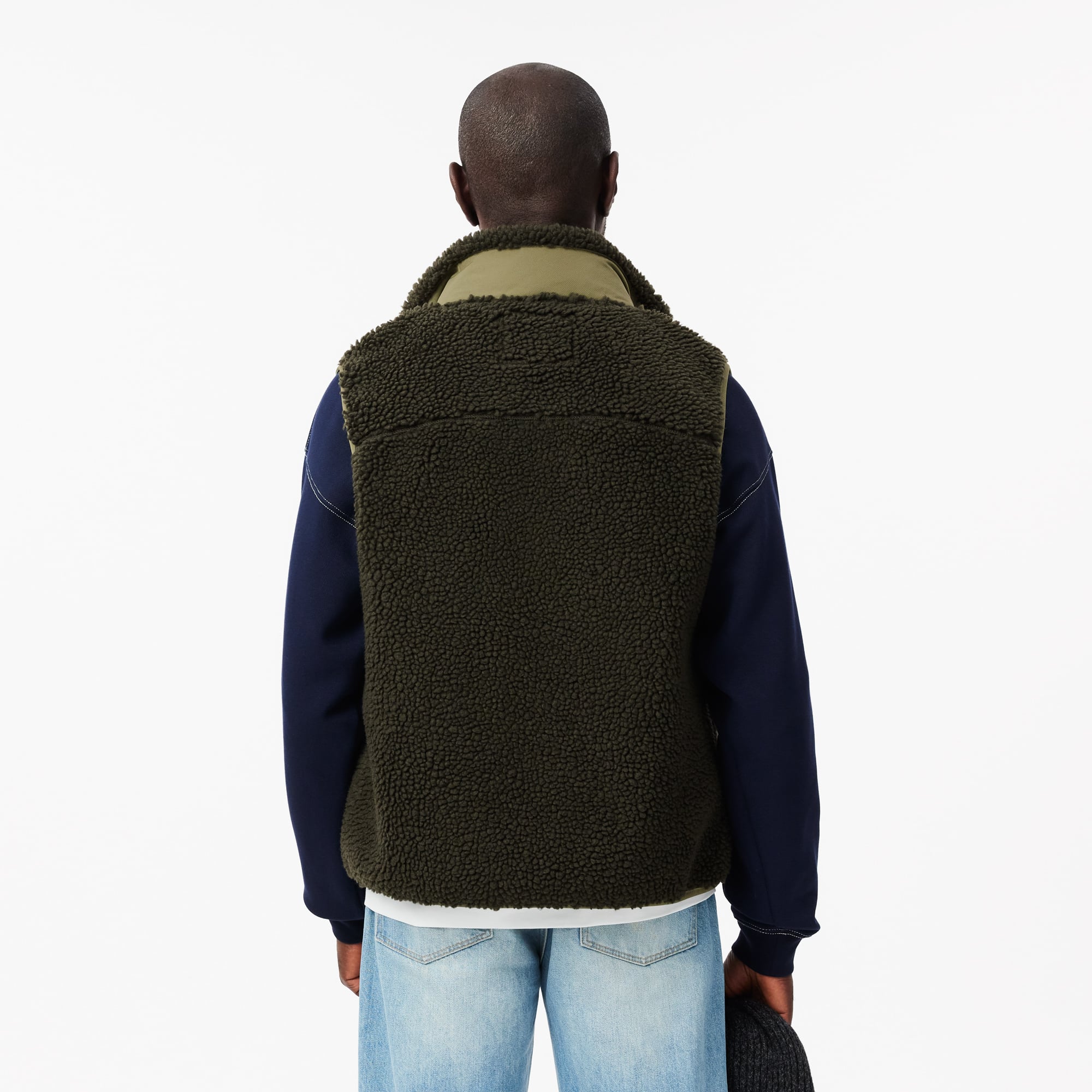 Men's Sherpa Fleece Vest - Jackets & Coats - New In 2025