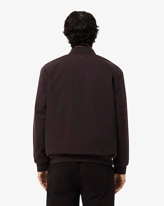 Retro Badge Water-Repellent Bomber Jacket