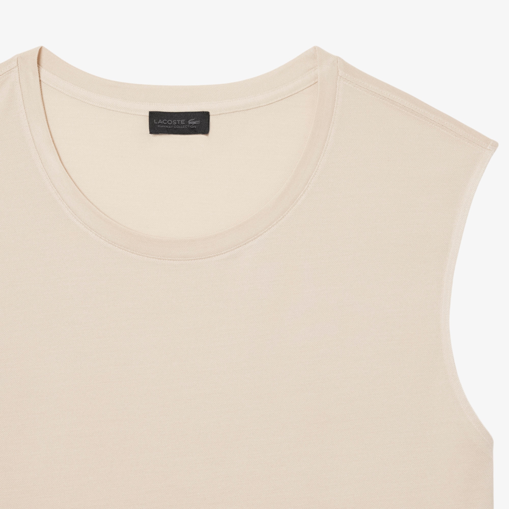 Runway Silk Piqué Tank Top