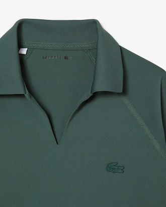 Women's Cropped Long Sleeve Polo