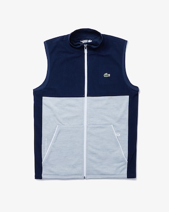 Men&rsquo;s Lacoste SPORT Double-Sided Zip Golf Vest