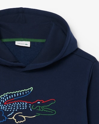 Crocodile Print Hoodie