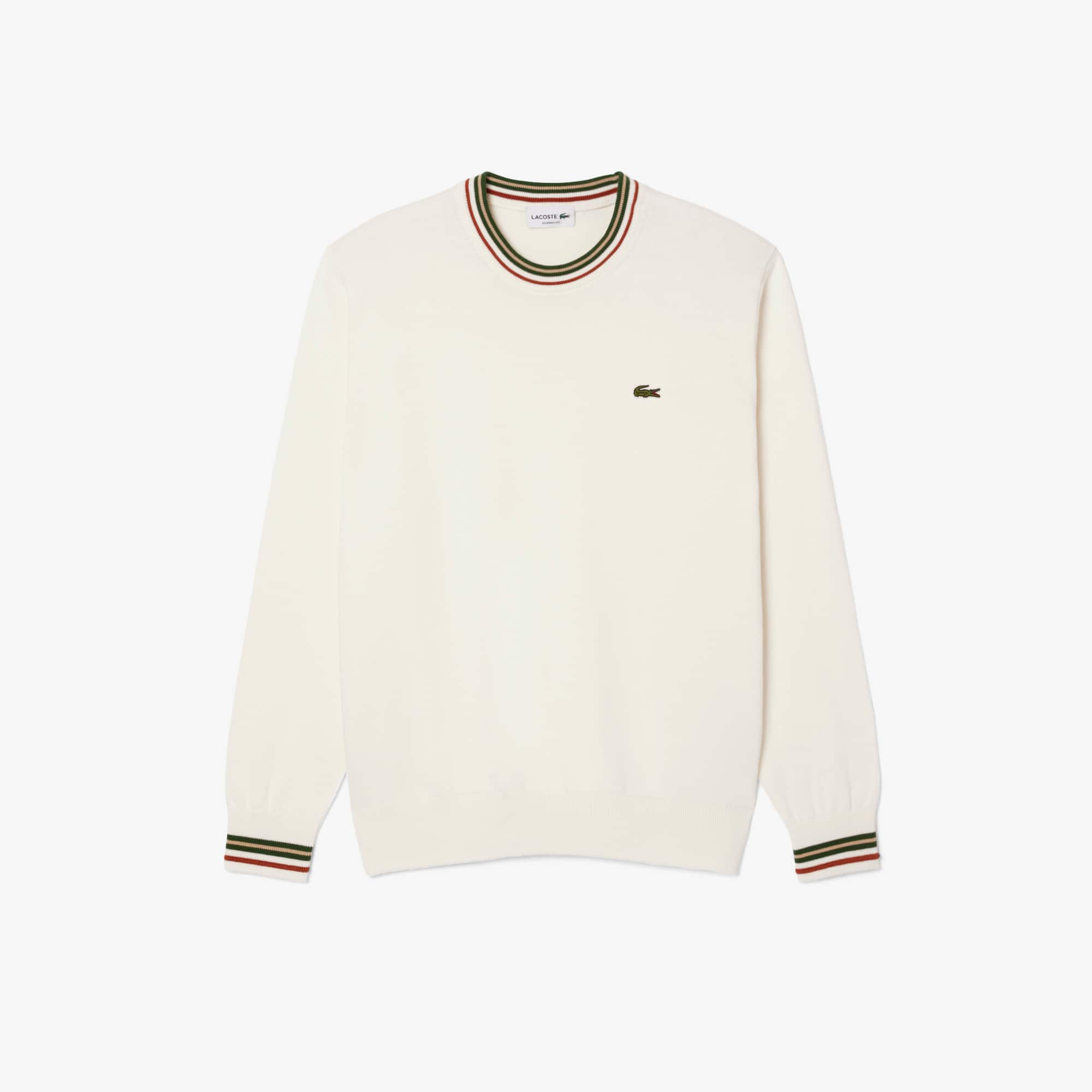 Men's Striped Cotton Jersey Sweater - Sweaters & Sweatshirts - New