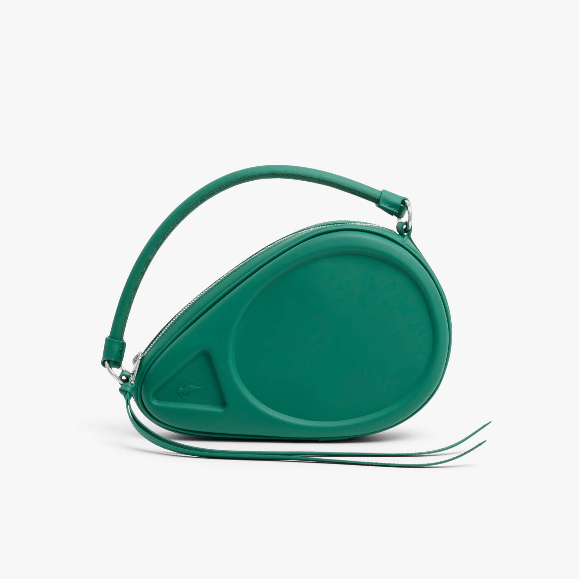 Lacoste Runway Leather Racket Bag - One Size In Green