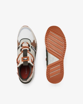 Men's Lacoste Run Breaker Leather Colour-Pop Outdoor Shoes