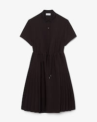 Wool blend Pleated Polo Dress