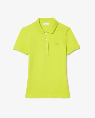 Women's L.12.D Slim Fit Stretch Mini Piqué Polo
