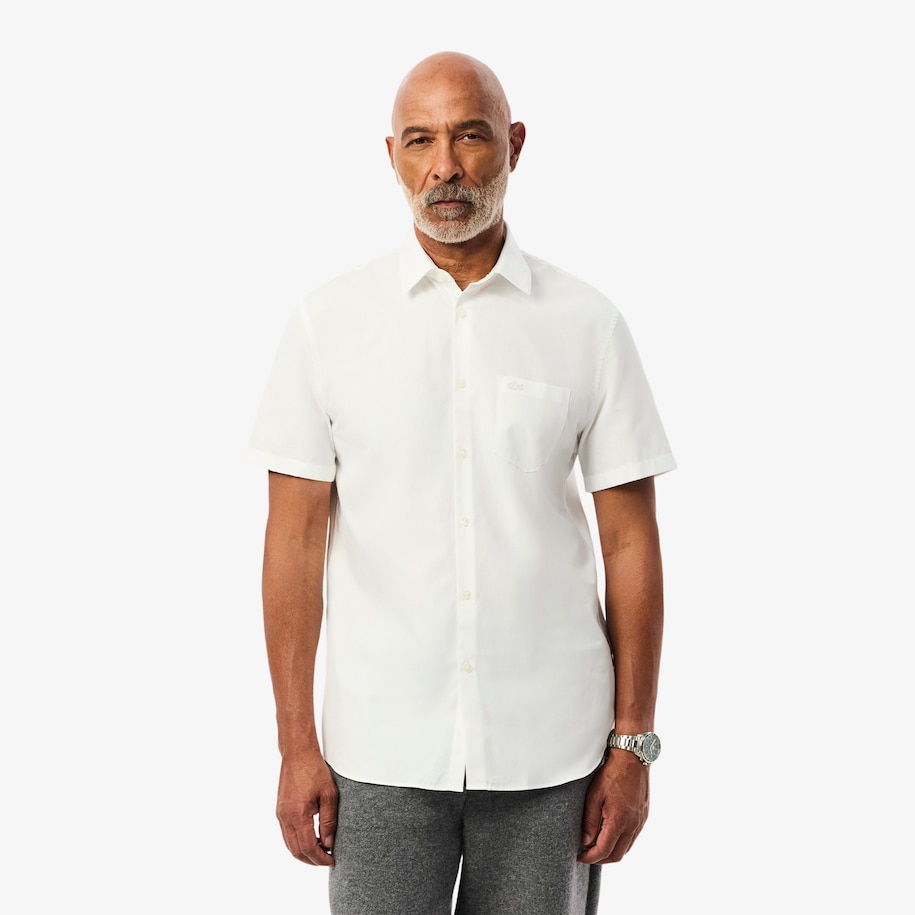 White lacoste button down Clearance