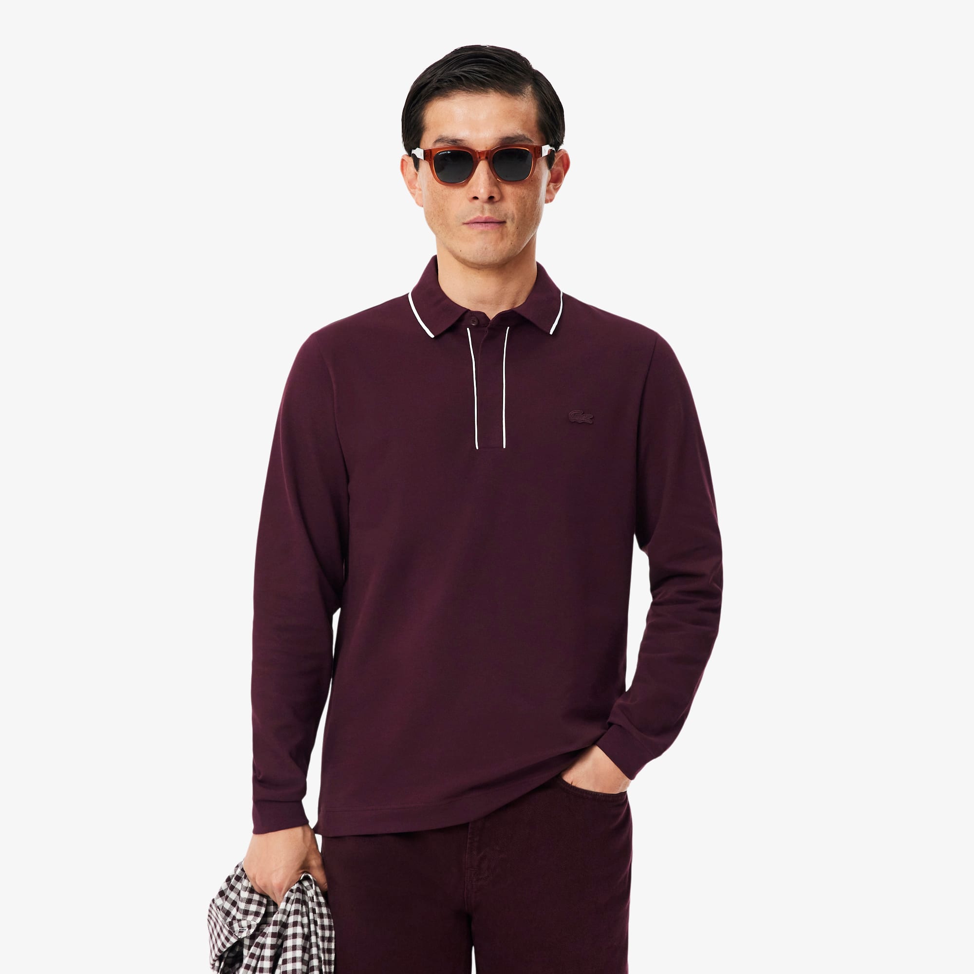 Regular Fit Long Sleeved Paris Polo Shirt
