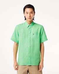 Men's Short Sleeve Linen Shirt  