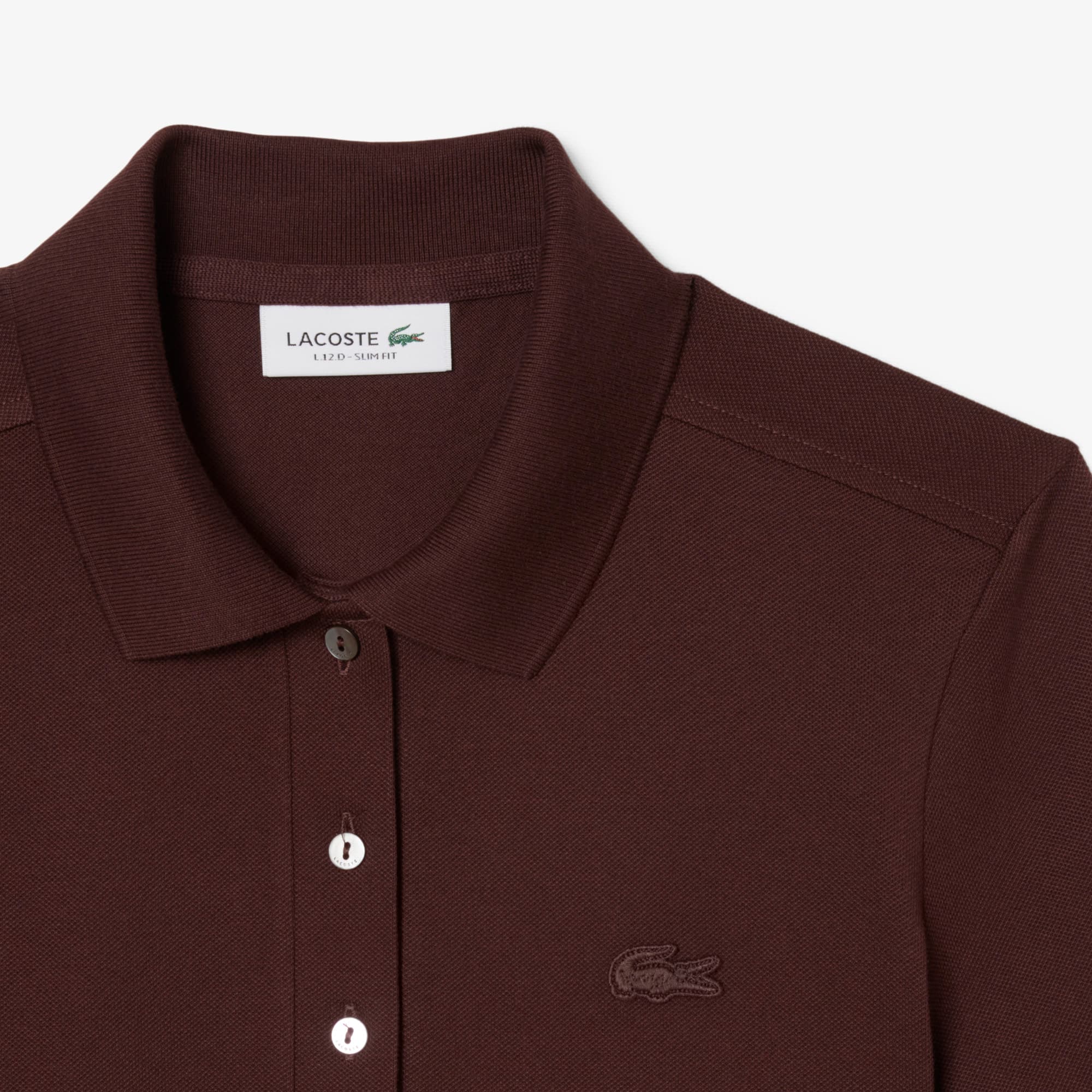 Women's L.12.D Slim Fit Stretch Mini Piqué Polo - Polo Shirts