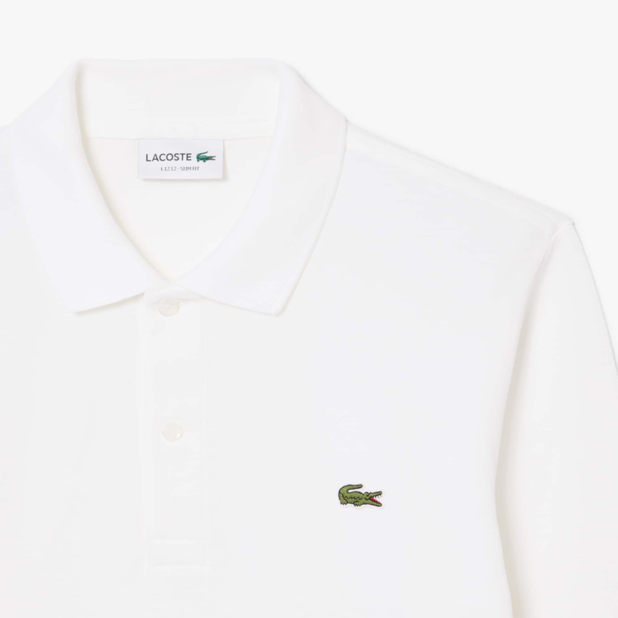 Men's Slim Fit L.12.12 Long Sleeve Polo - Polo Shirts - New In