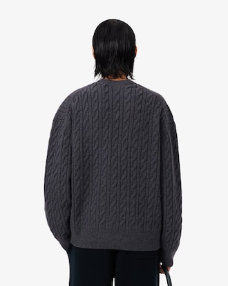 Runway Cashmere Cable Knit Cardigan