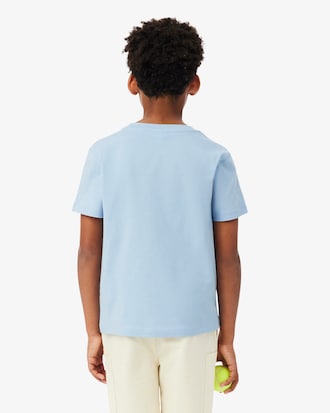 Badge Accent Cotton T-Shirt