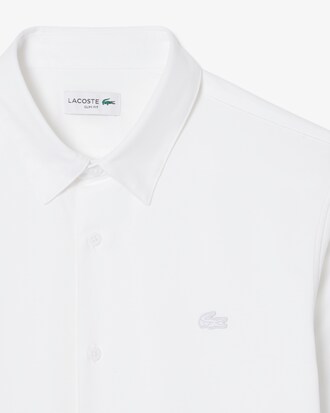 Slim Fit Cotton Blend Shirt