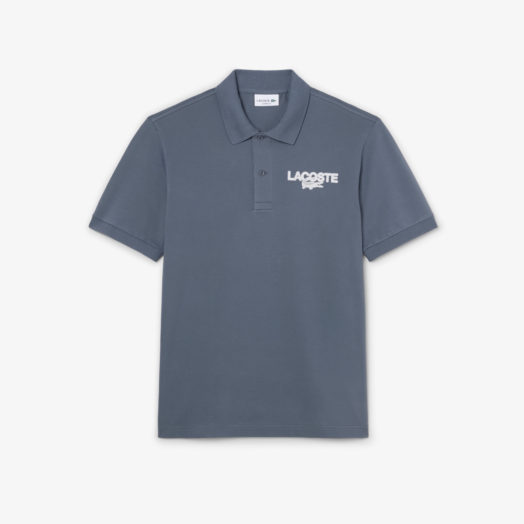 Classic Fit Printed Piqué Polo Shirt