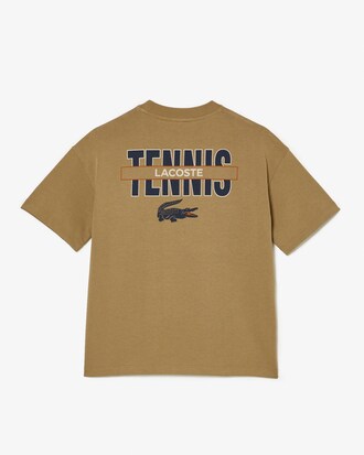 Playera de algod&oacute;n con estampado delantero y trasero