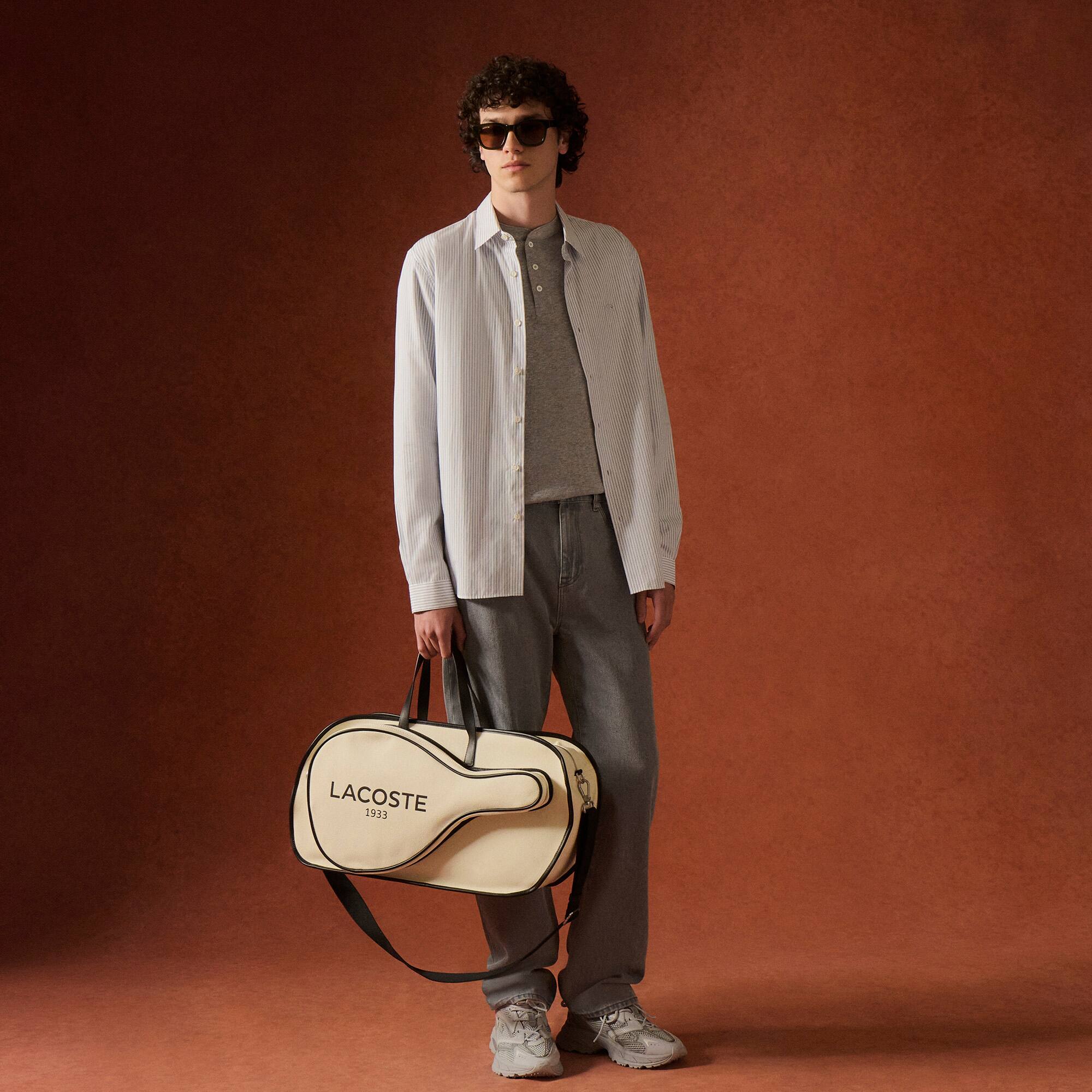Large Heritage Canvas Racket Bag - Bags - New In 2026 | Lacoste