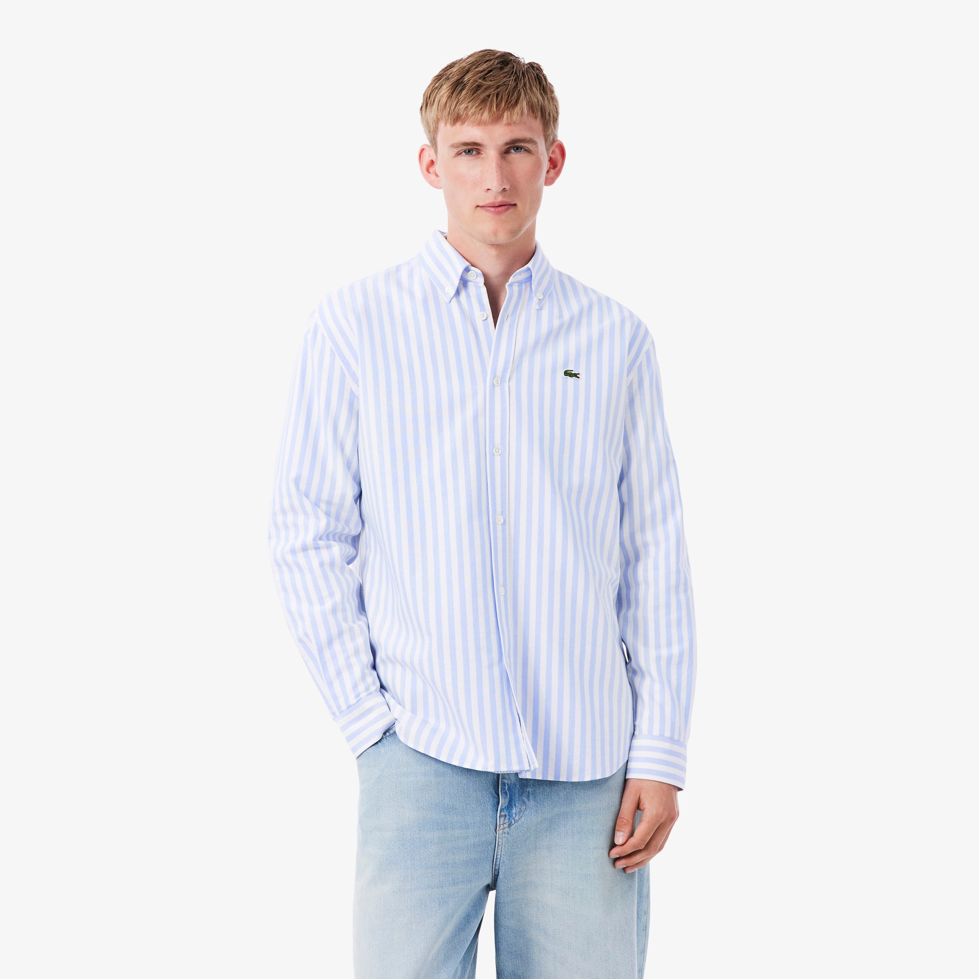 Regular Fit Striped Oxford Shirt