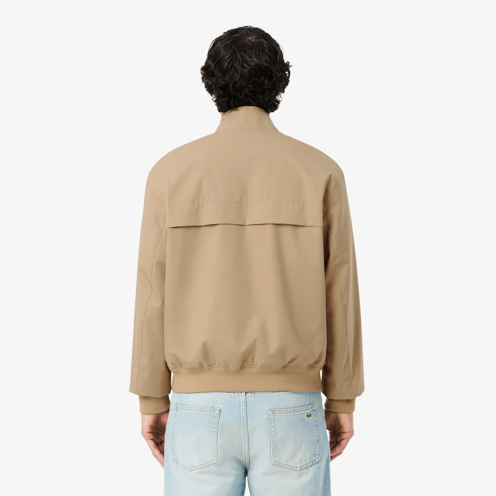 Water-Repellent Twill Harrington Jacket
