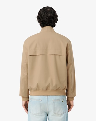 Water-Repellent Twill Harrington Jacket