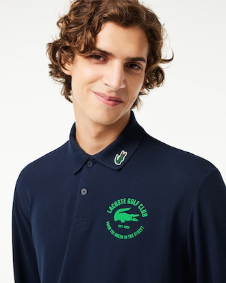 Men's Long Sleeve Anti-UV Golf Polo