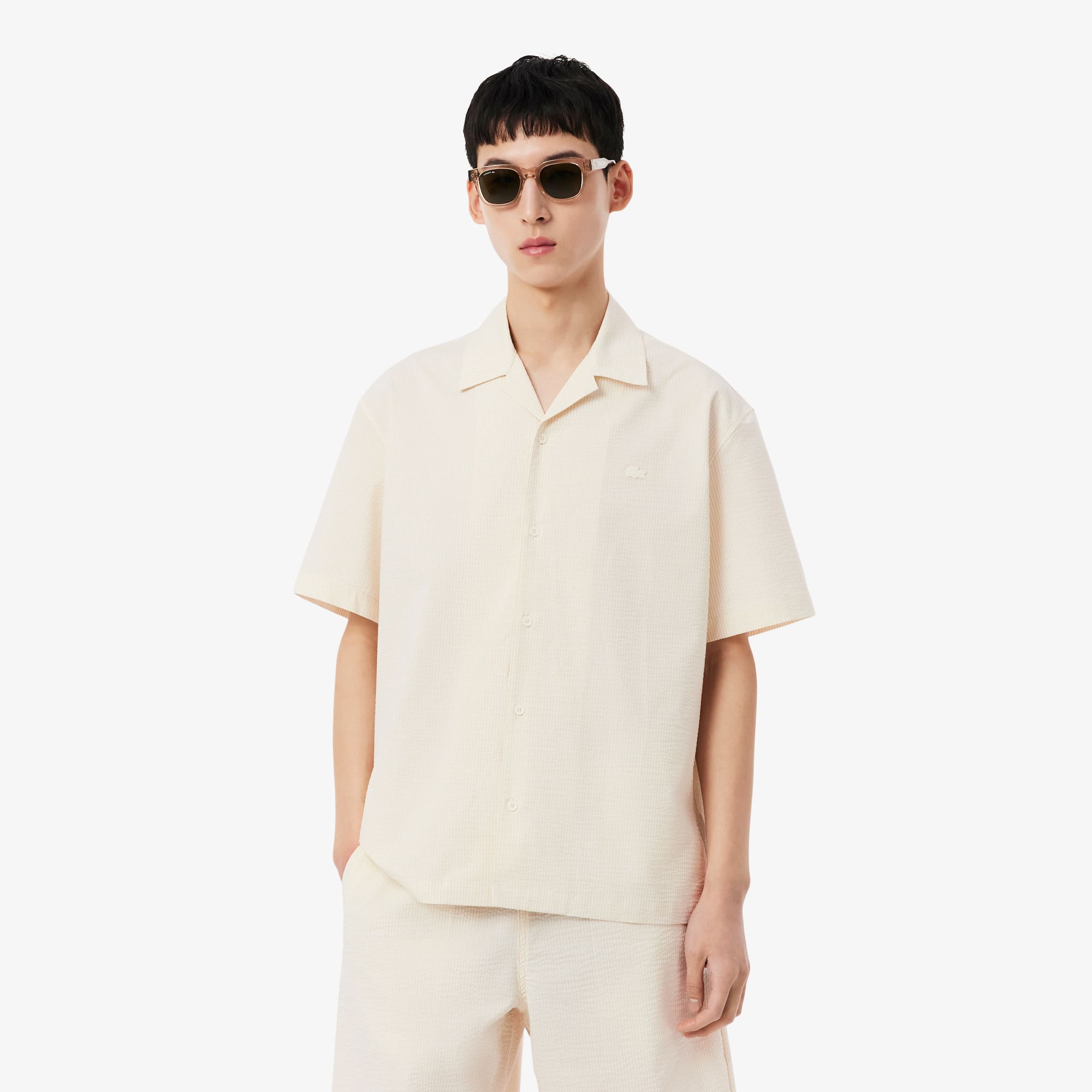 Relaxed Fit Seersucker Shirt