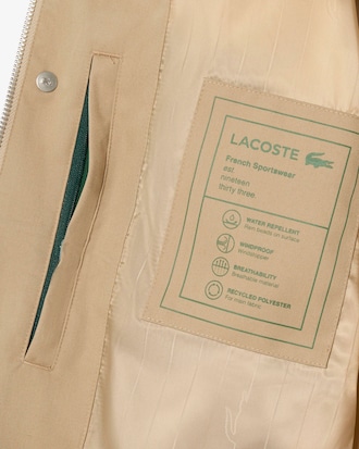 Water-Repellent Twill Harrington Jacket