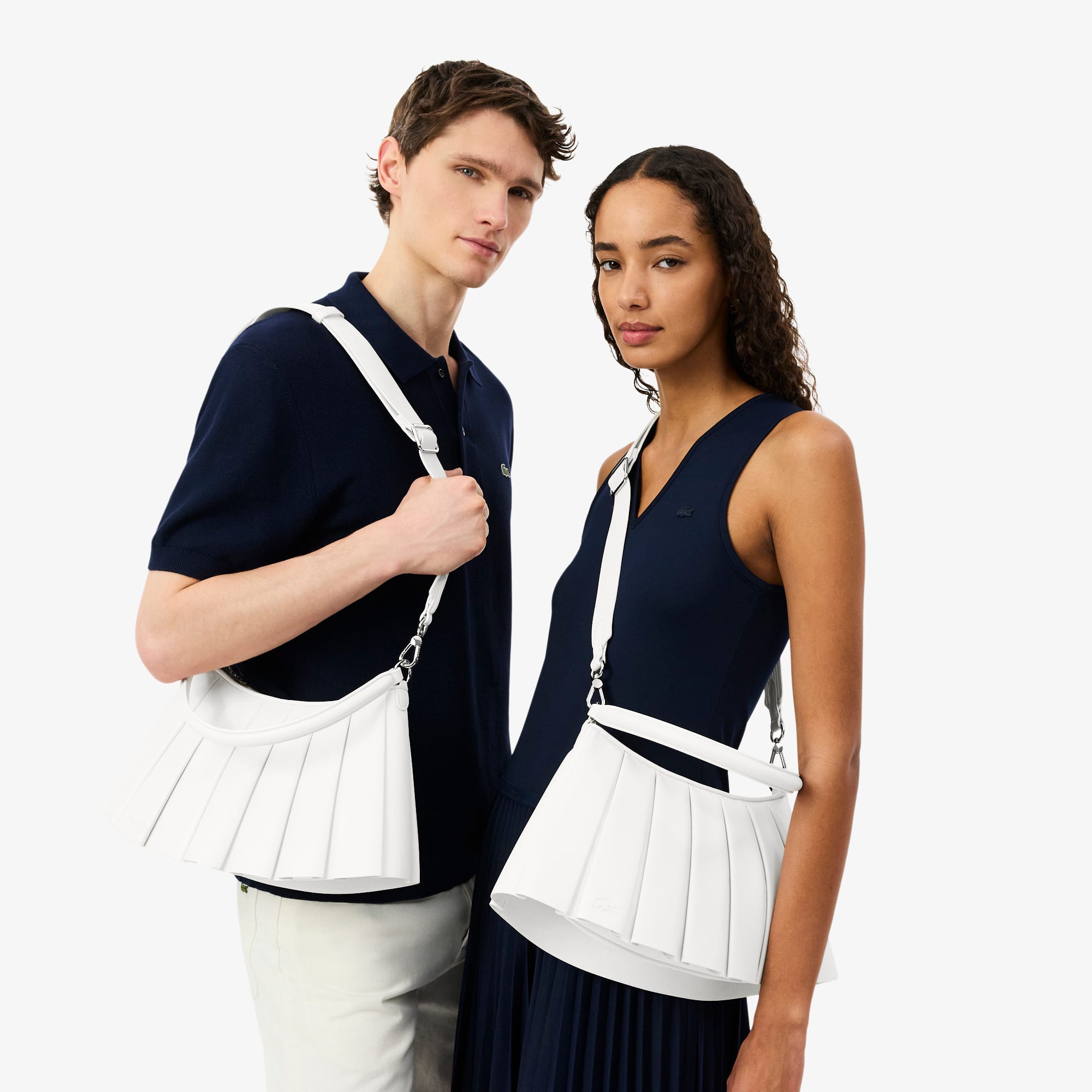 Medium Runway Lenglen Leather Bag - Bags - New In 2026 | Lacoste