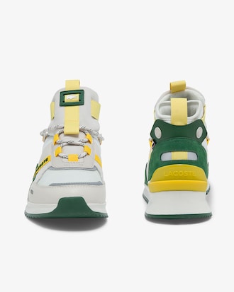 Men's Run Breaker Textile and Leather Sneakers