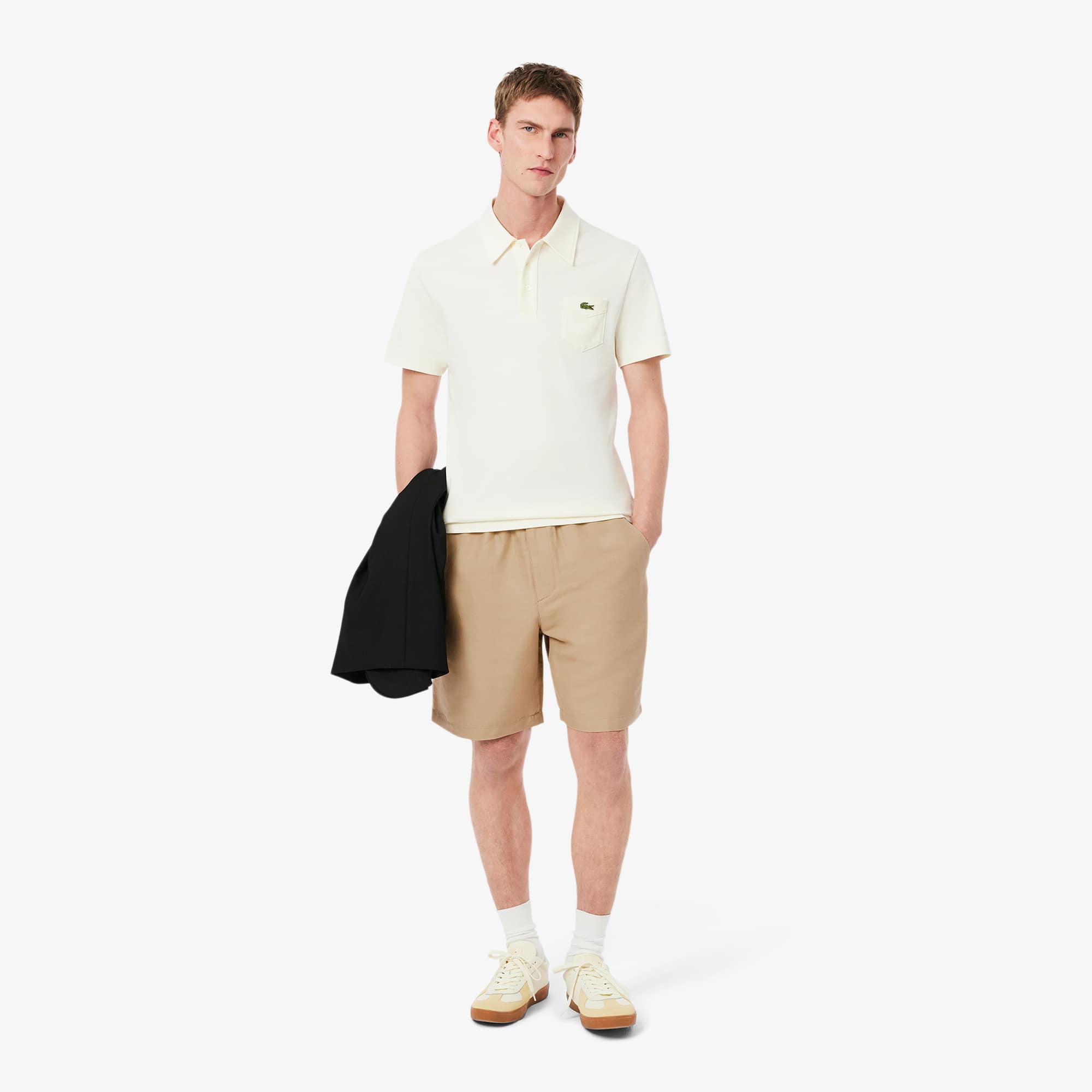 Lacoste Men's Regular Fit Wool Blend Shorts