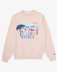 Men&rsquo;s Crew Neck Landscape Print Fleece Sweatshirt