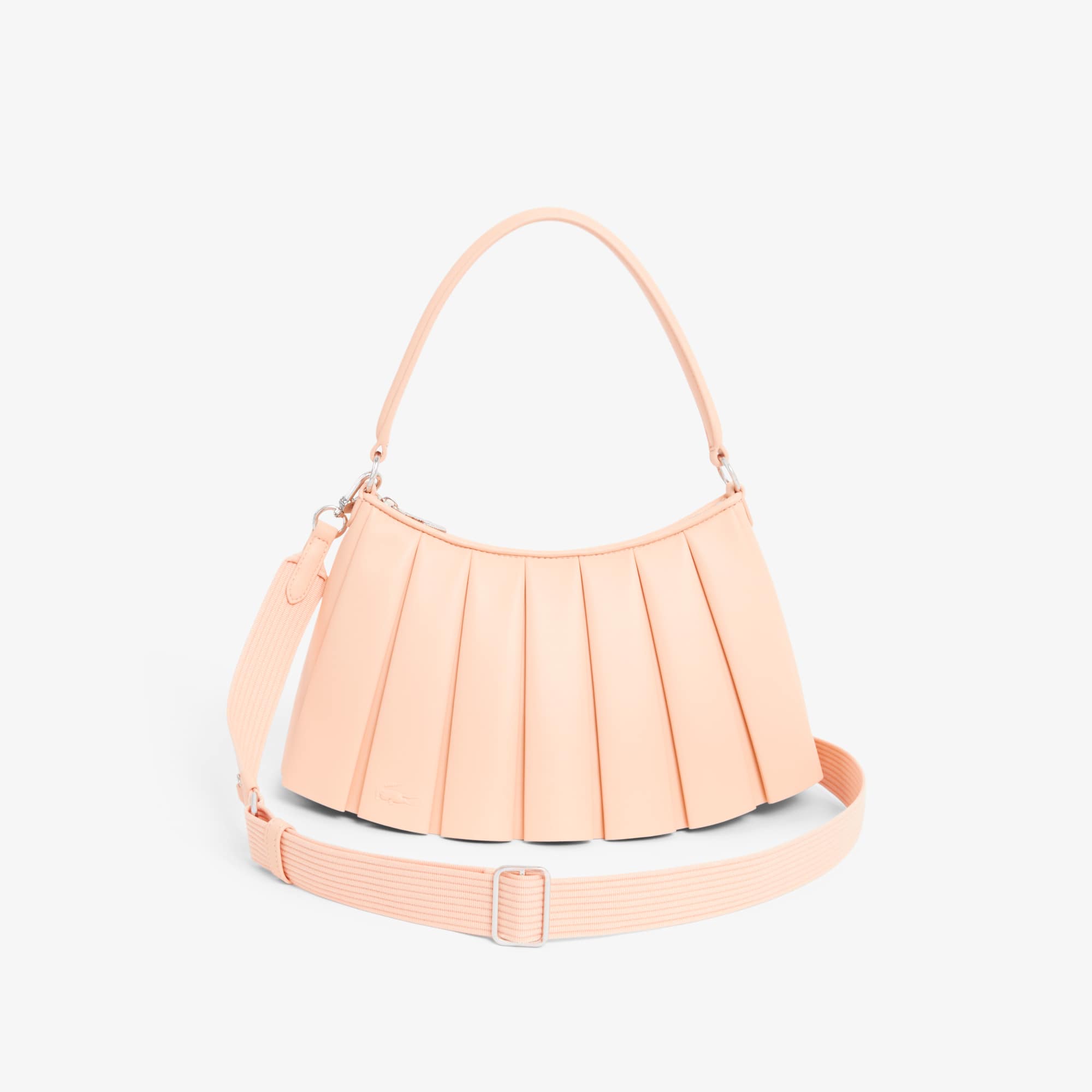 Lacoste Medium Runway Lenglen Leather Bag - One Size In Pink