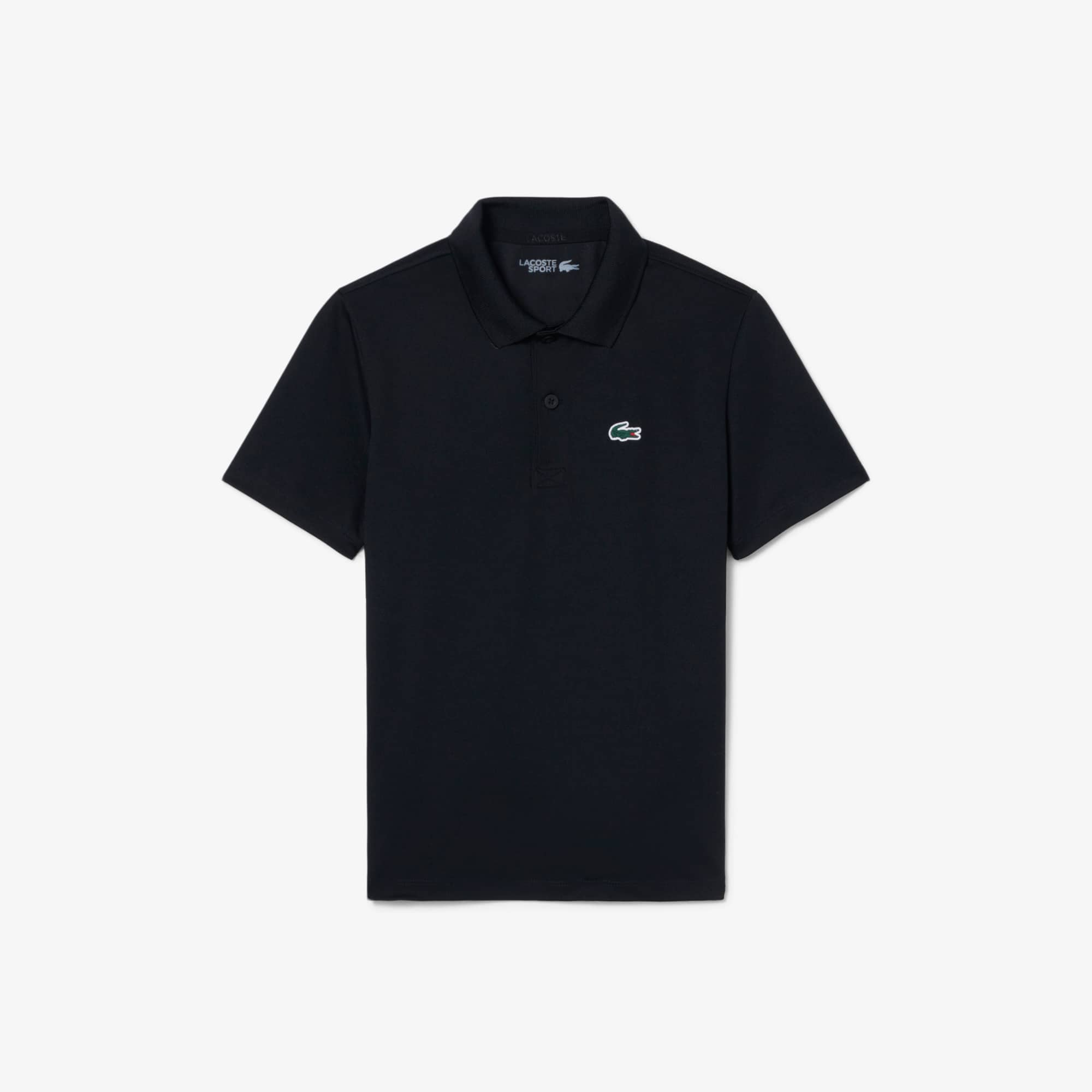 Lacoste Boys' Sport Ultra Dry Jersey Polo - 14 Years In Black
