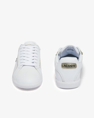 Sneakers Graduate femme en cuir avec d&eacute;tails m&eacute;tallis&eacute;s