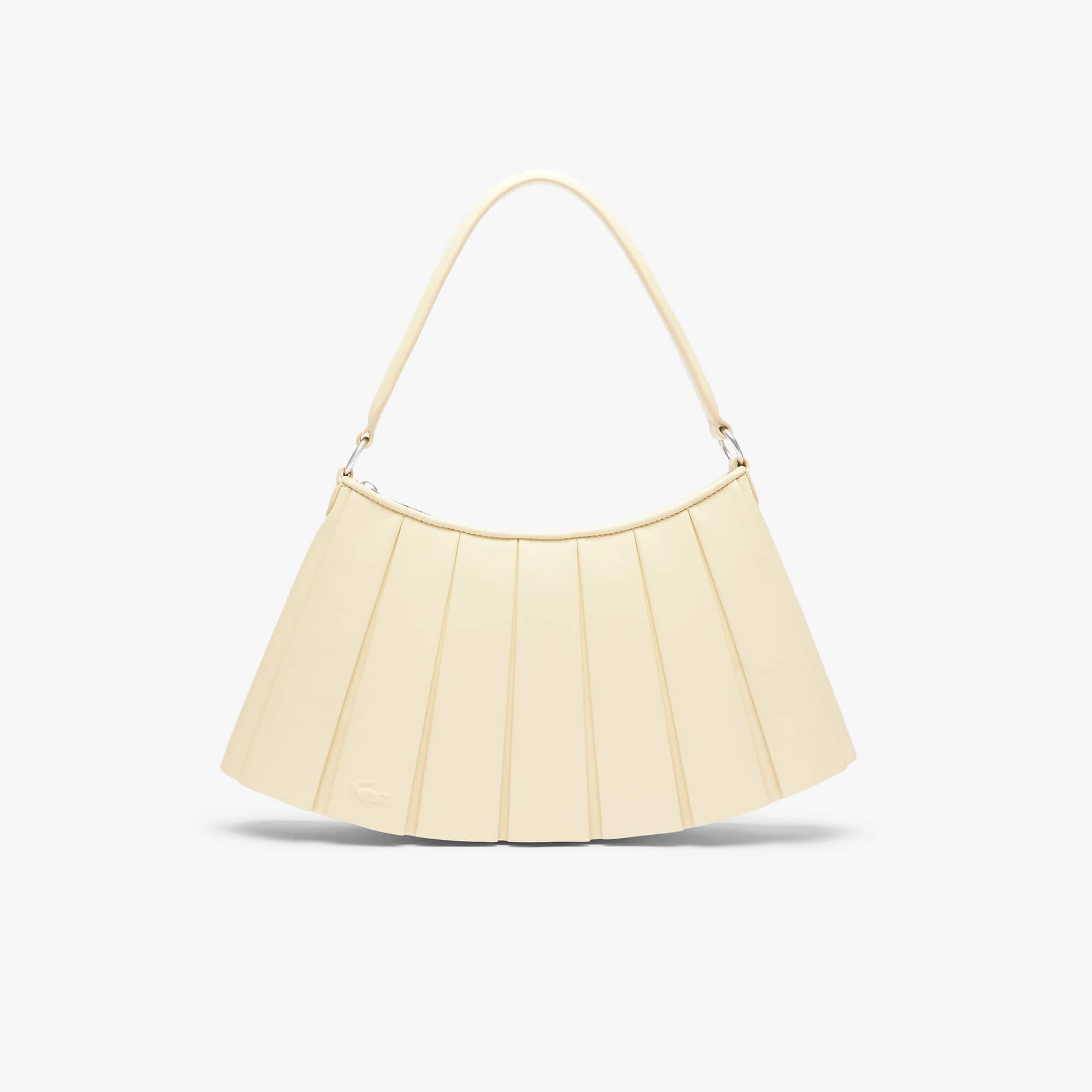 Lacoste Women's Medium Runway Lenglen Leather Bag - One Size In Yellow