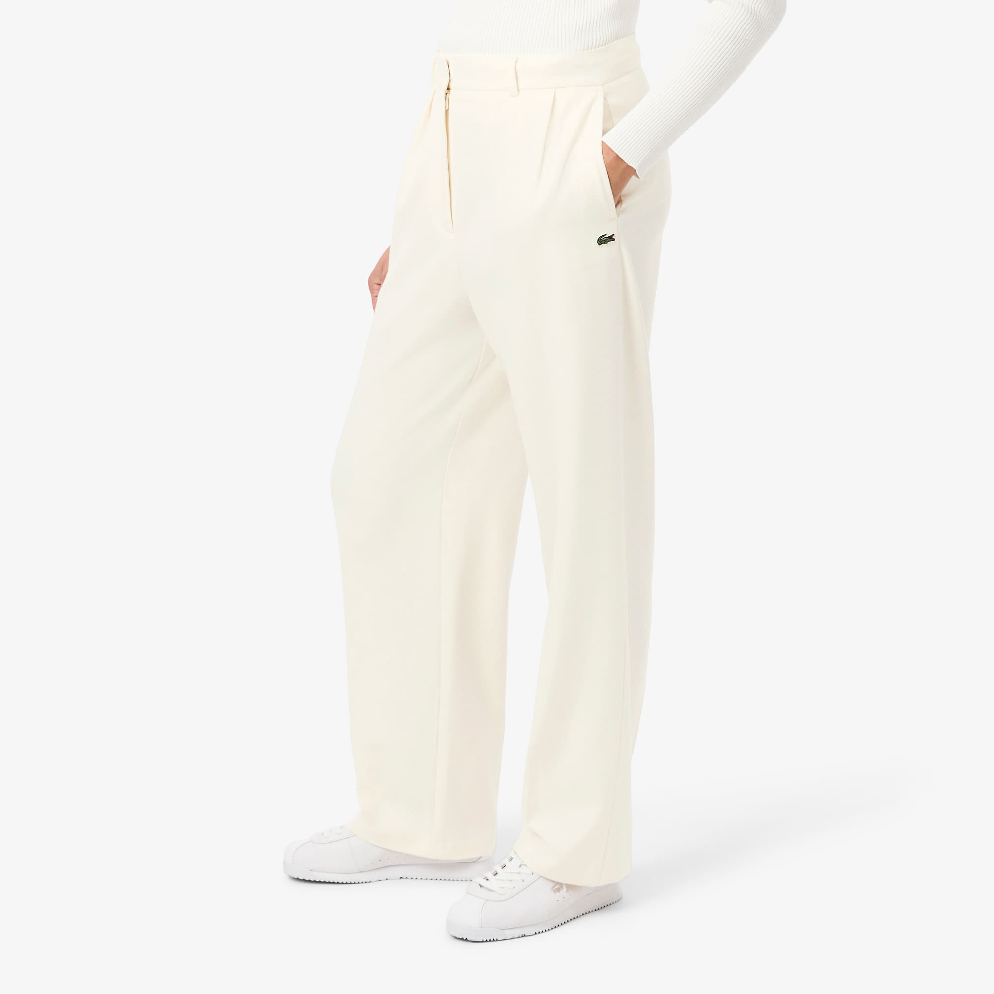 Women's Oversized Pleated Flannel Pants - Pants & Leggings - New