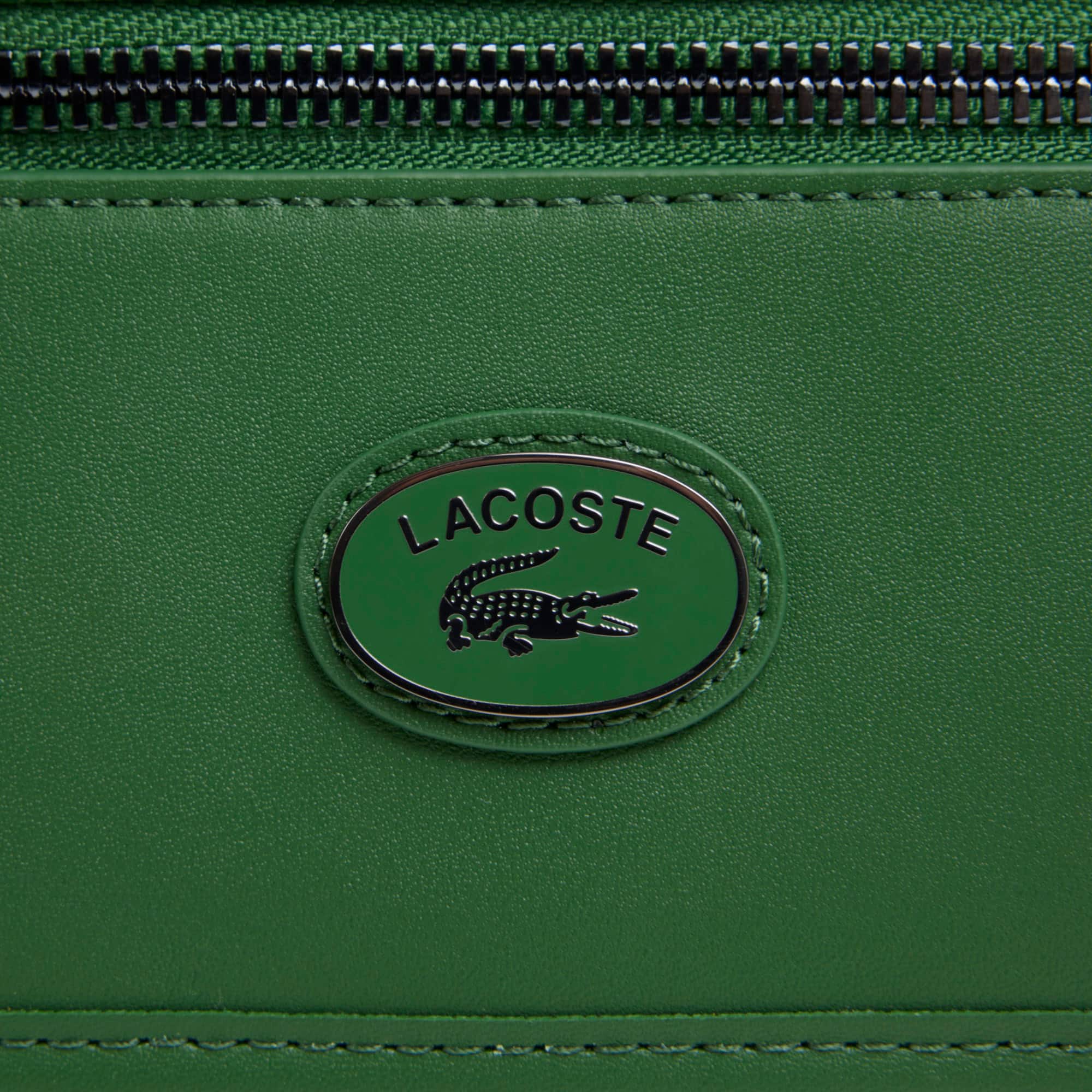 Mini Monogram Leather Messenger Bag - Bags - New In 2026 | Lacoste