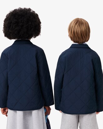 Kids' Quilted Plaid Overshirt