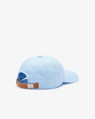 Gorra en algod&oacute;n con correa en contraste y cocodrilo para hombre