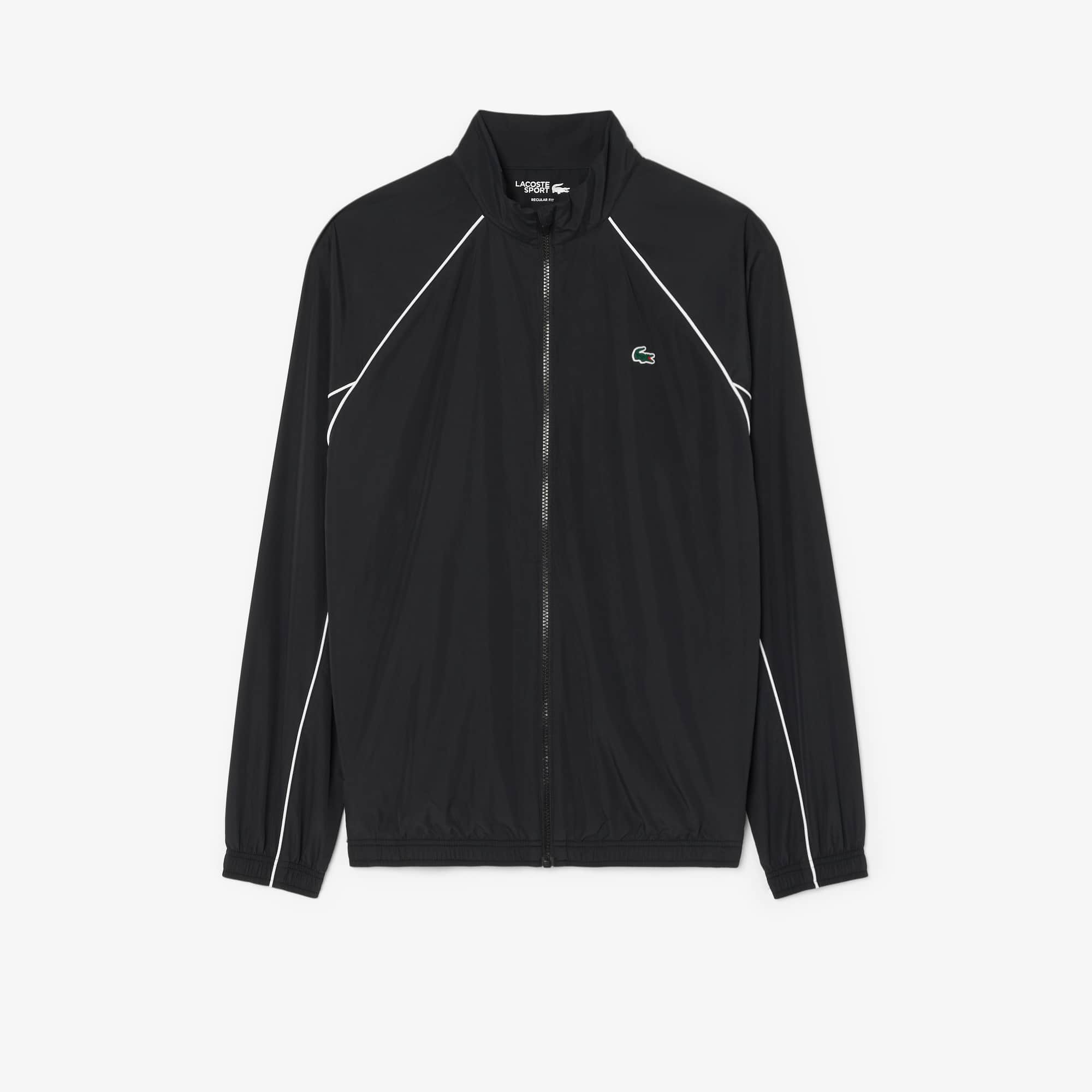Sport Water-Repellent Trim Accent Track Jacket