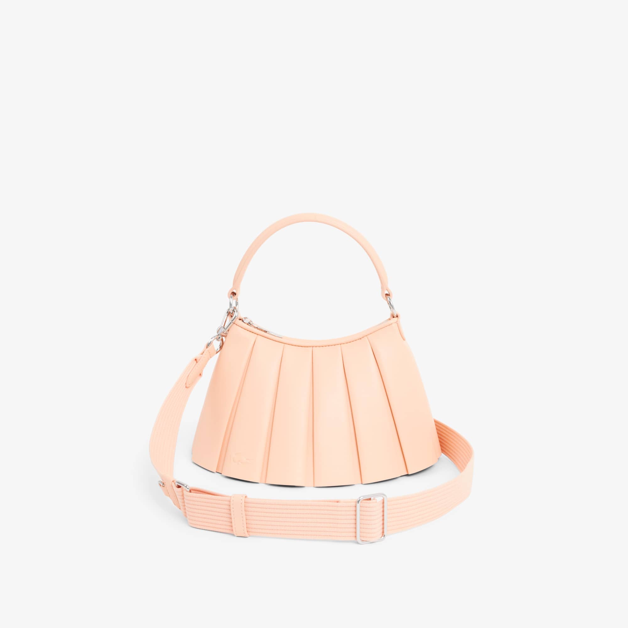 Lacoste Small Lenglen Leather Bag - One Size In Pink