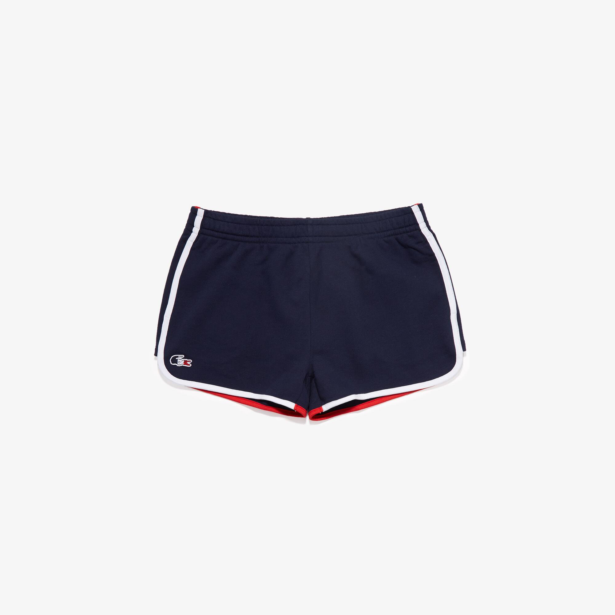 lacoste fleece shorts