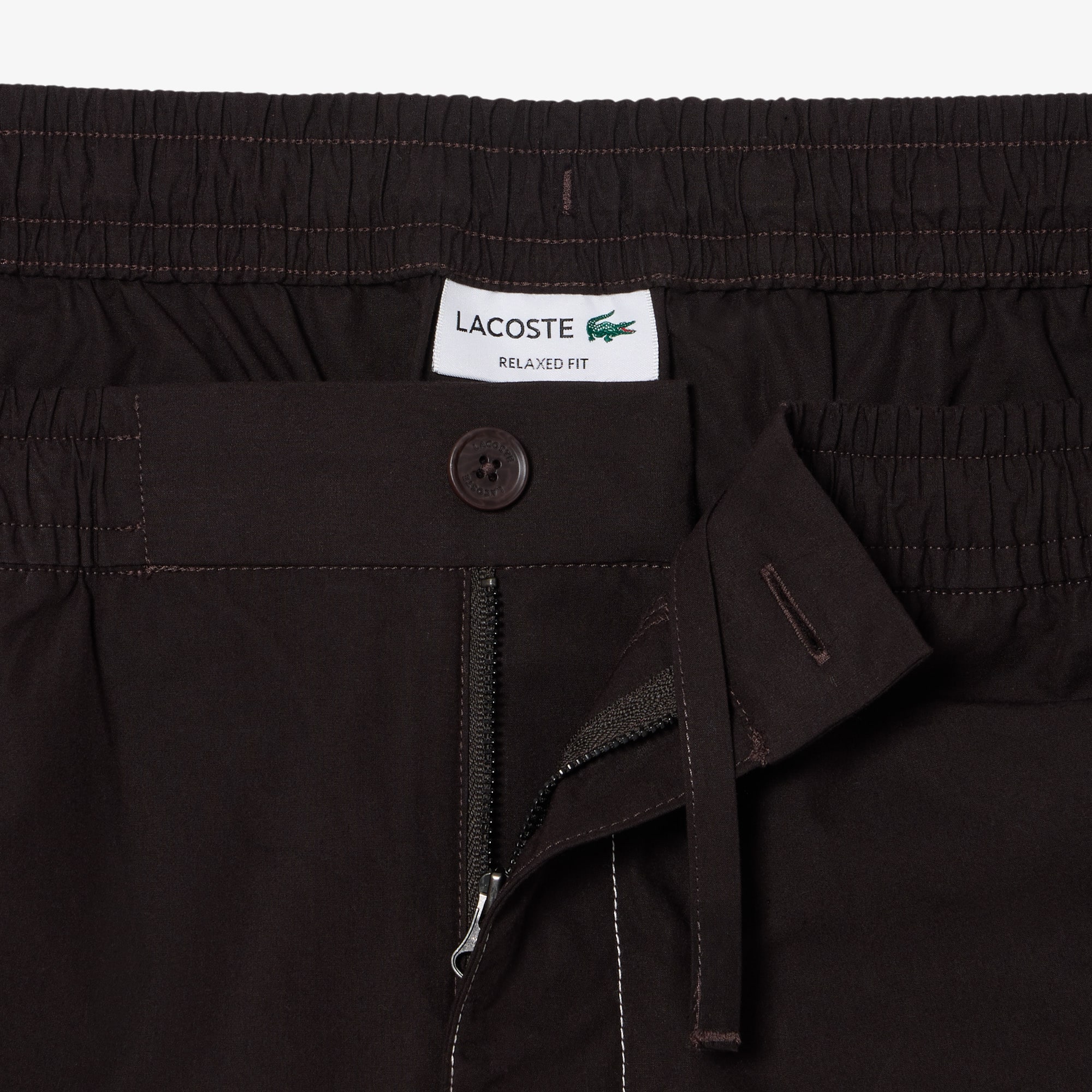 Relaxed Fit Poplin Shorts